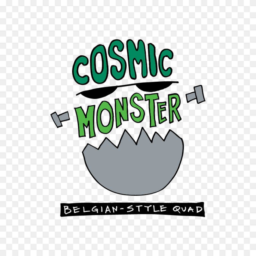 800x800 Our Beer Cosmic Monster Belgian Quad Spring House Brewing Co - Monster Logo PNG