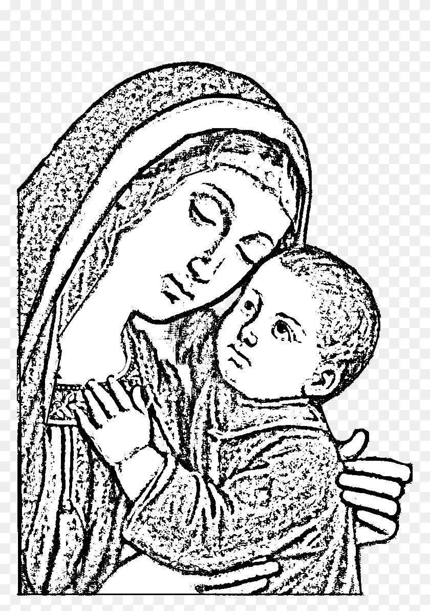 773x1132 Our Lady Of Good Counsel - Our Lady Of Guadalupe Clipart