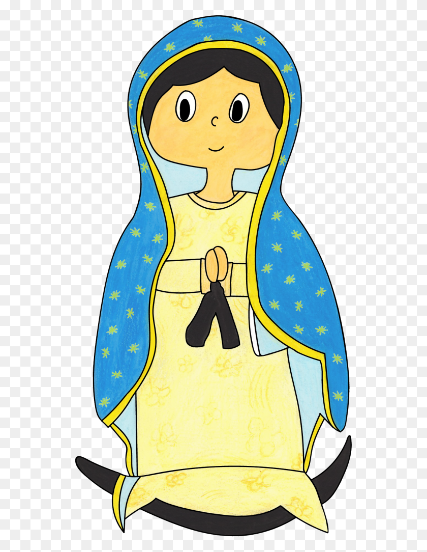 544x1024 Nuestra Señora De Guadalupe Transparente - Clipart Nuestra Señora De Fátima