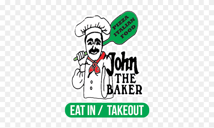 380x442 Our Menu John The Baker - Pizza Cartoon PNG