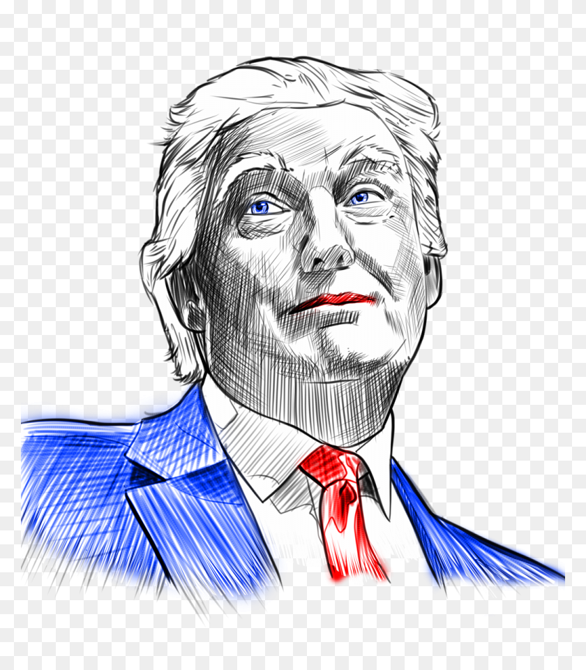 1039x1200 Our Priority Is To Present Donald Trump With A Romanian Project - Trump Hair PNG