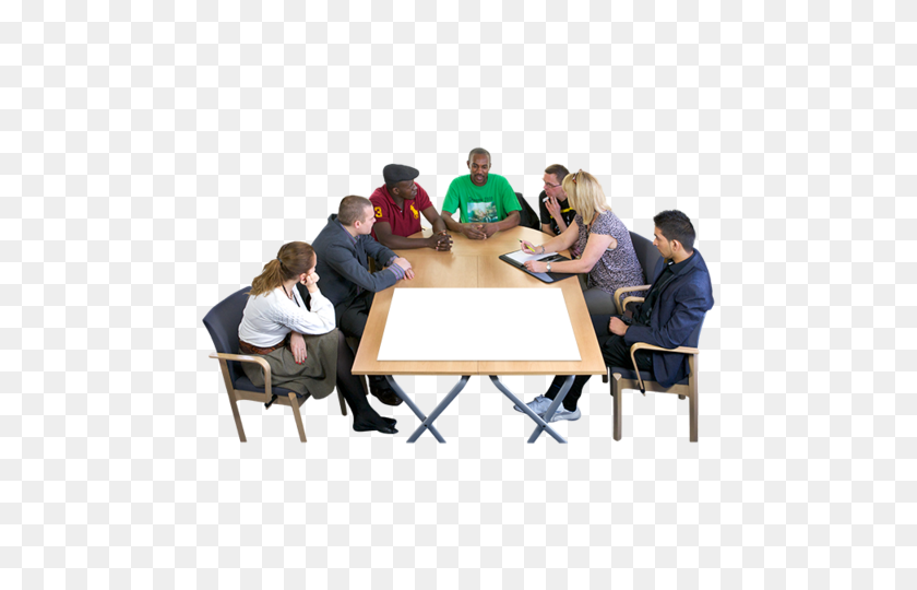 480x480 Our Trustees - People Sitting At Table PNG