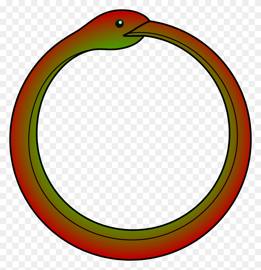 5671x5877 Ouroboros Serpent Symbol - Clip Art Design