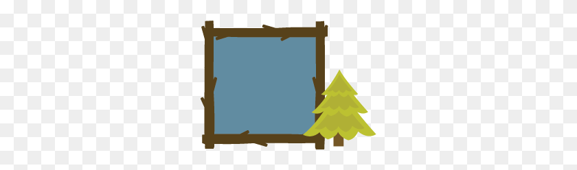 256x188 Outdoors Border Cliparts - Camping Background Clipart