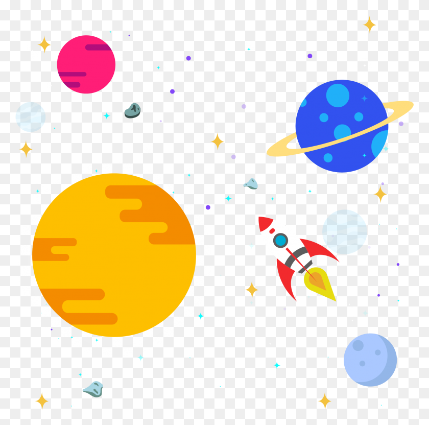 Outer Space Solar System Clip Art - Outer Space Clipart – Stunning free