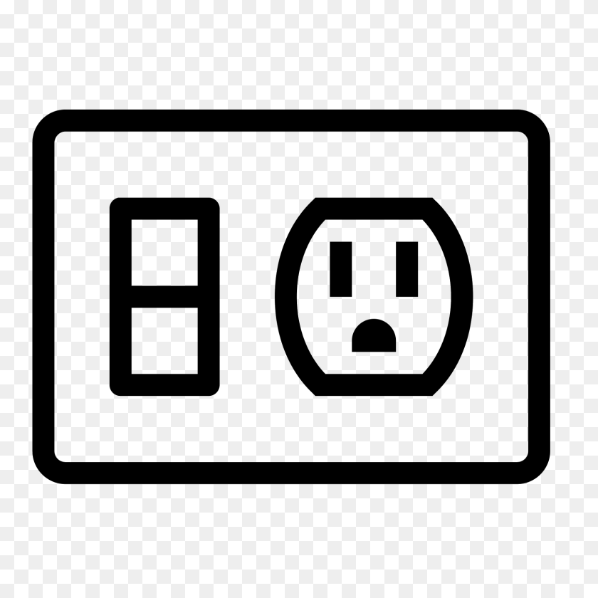 1600x1600 Outlet Switch - Switch Icon PNG