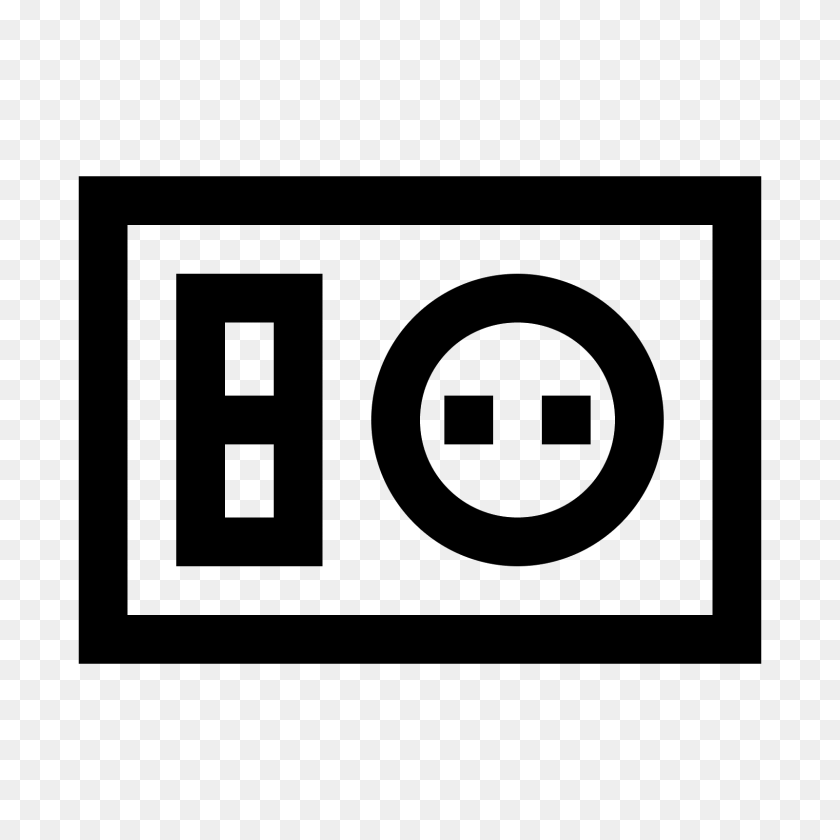 1600x1600 Outlet Switch Icon - Switch Icon PNG