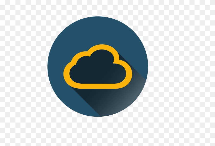 512x512 Outline Cloud Circle Icon - Cloud Outline PNG