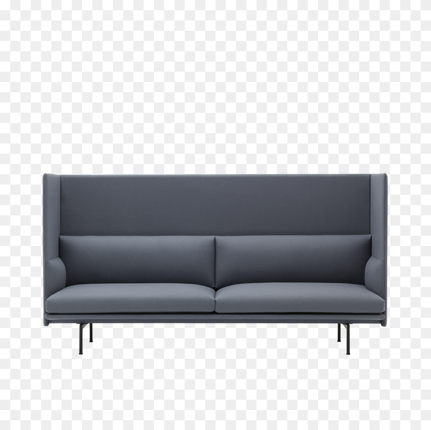 2000x2000 Outline Highback Sofa An Elegantly Comfortable Design - Couch PNG