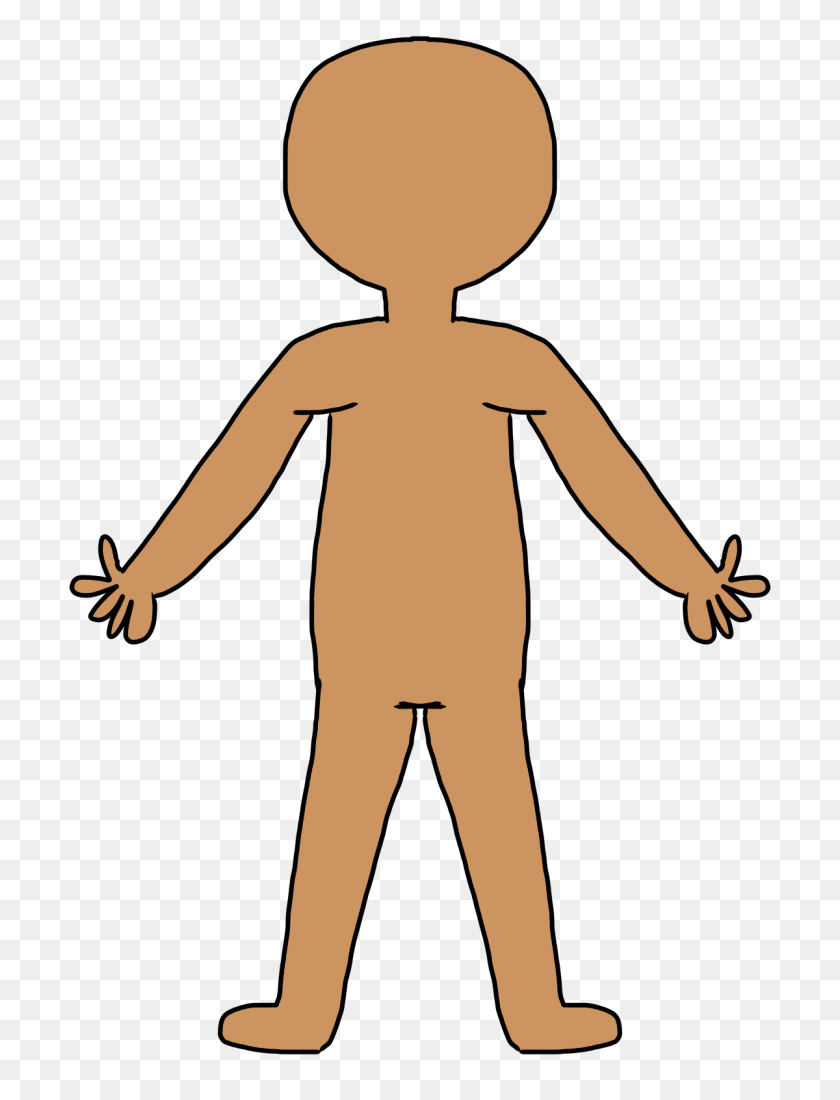 1200x1600 Outline Of Human Body Clipart Clip Art Library Winging - Mandela Clipart