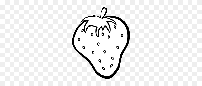240x300 Outline Strawberry Png, Clip Art For Web - Strawberry Clipart PNG