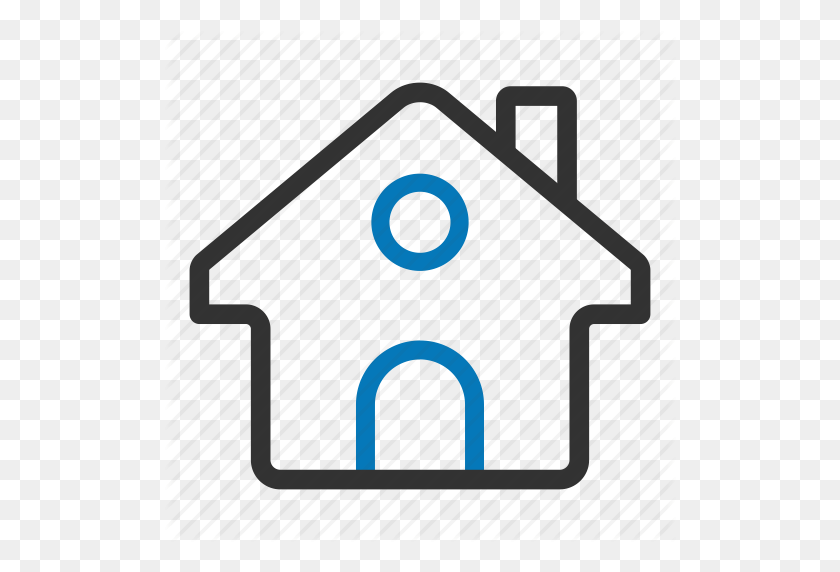 512x512 Outline Ui Part - House Outline PNG