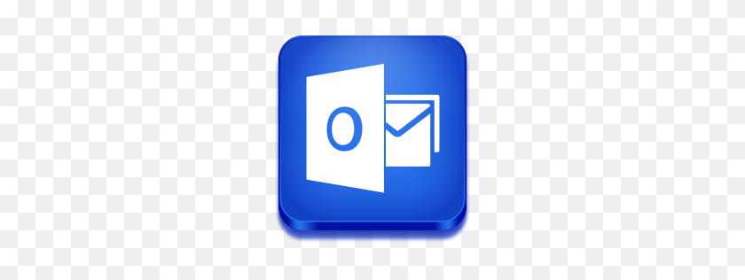 256x256 Icono De Outlook Conjunto De Iconos De Microsoft Office Iconstoc - Outlook Clipart