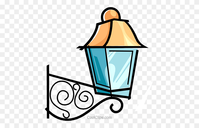462x480 Outside Lamp Royalty Free Vector Clip Art Illustration - Porch Clipart