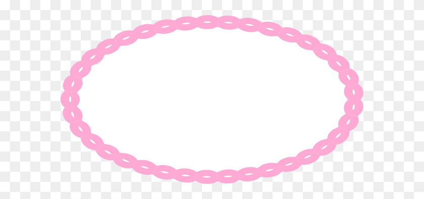 600x334 Oval Braid Pink Clip Art - Braid Clipart