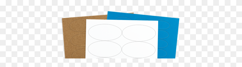 445x175 Oval Labels - Oval PNG