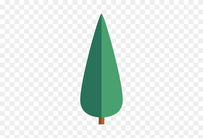 512x512 Значок Овальное Оригами Дерево - Значок Дерево Png