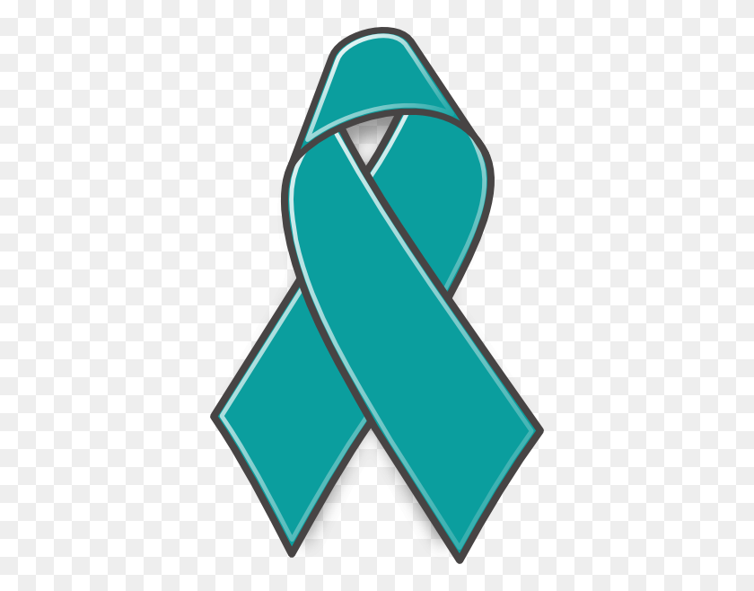 372x598 Ovarian Cancer Ribbon Clip Art - Awareness Ribbon Clipart