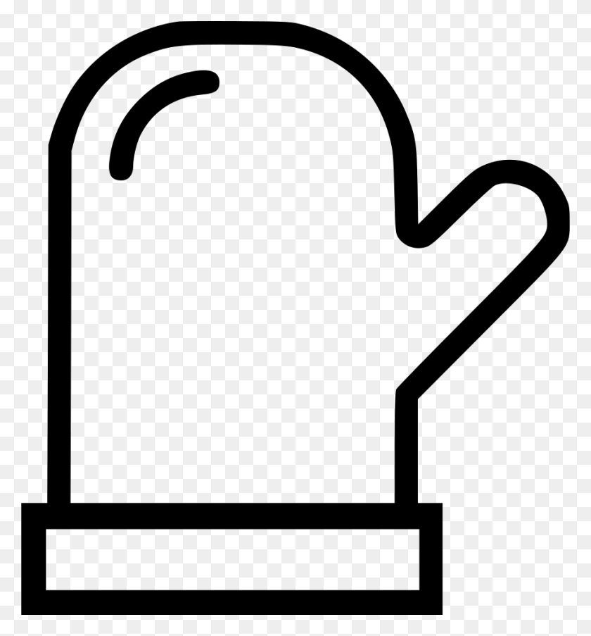 906x980 Oven Mitt Glove Png Icon Free Download - Oven Mitt Clipart