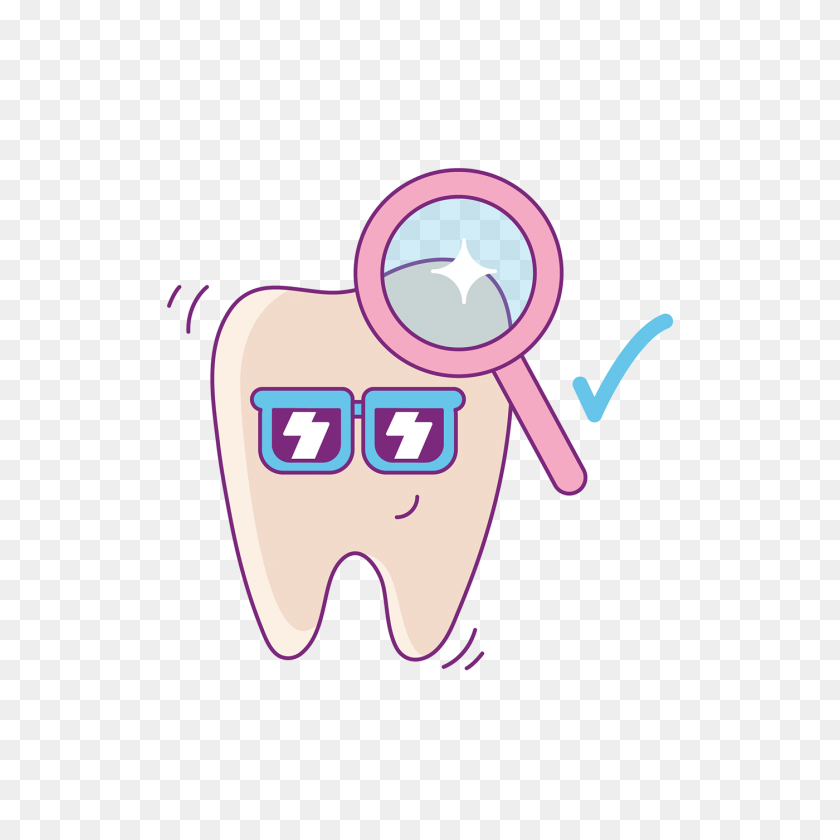 1400x1400 Over - Tooth With Braces Clipart