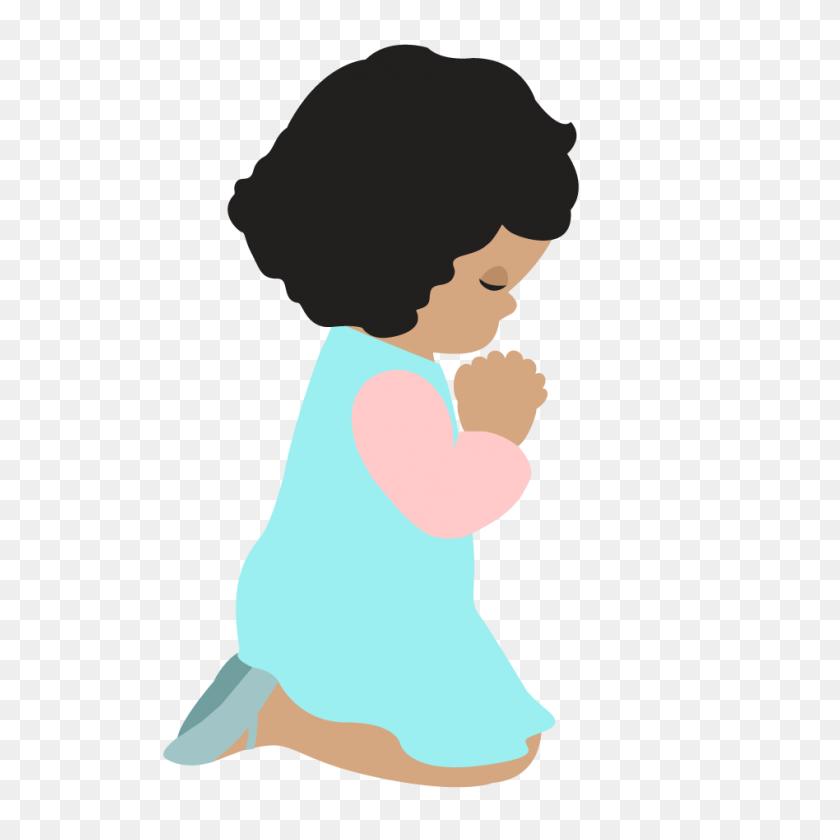 948x948 Over Girl Praying Clipart Cliparts Girl Praying - Bedtime Clipart Black And White