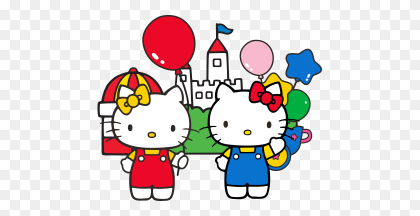 449x372 Над С Днем Рождения Hello Kitty Meme Клипарты С Днем Рождения - Картинки Мем