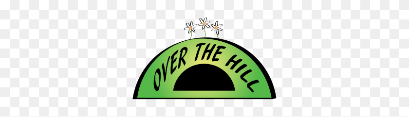 299x181 Over The Hill Clip Art - Hill PNG