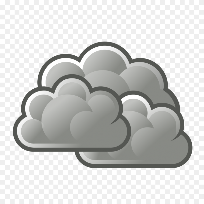 1024x1024 Overcast Clipart - Grey Clouds Clipart