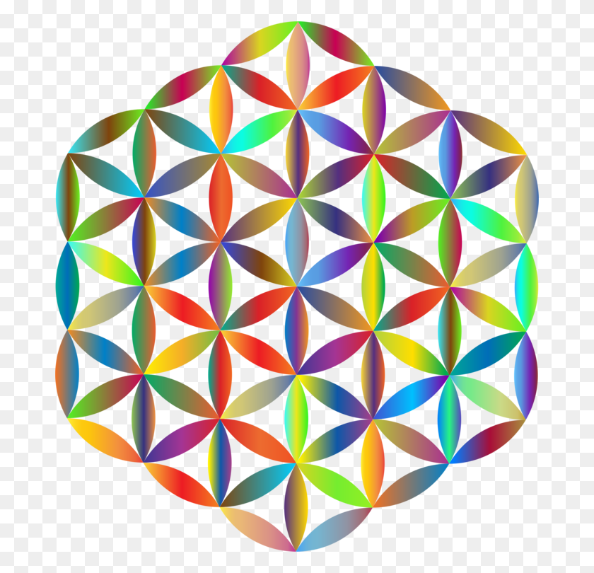 684x750 Overlapping Circles Grid Art Drawing - Circles Clipart Free