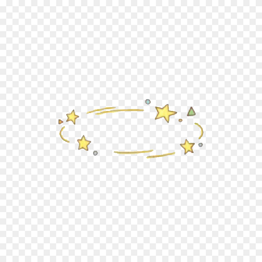 1280x1280 Overlay Crown Star Space Sky Planet Tumblr Stars Yellow - Tumblr Stars PNG
