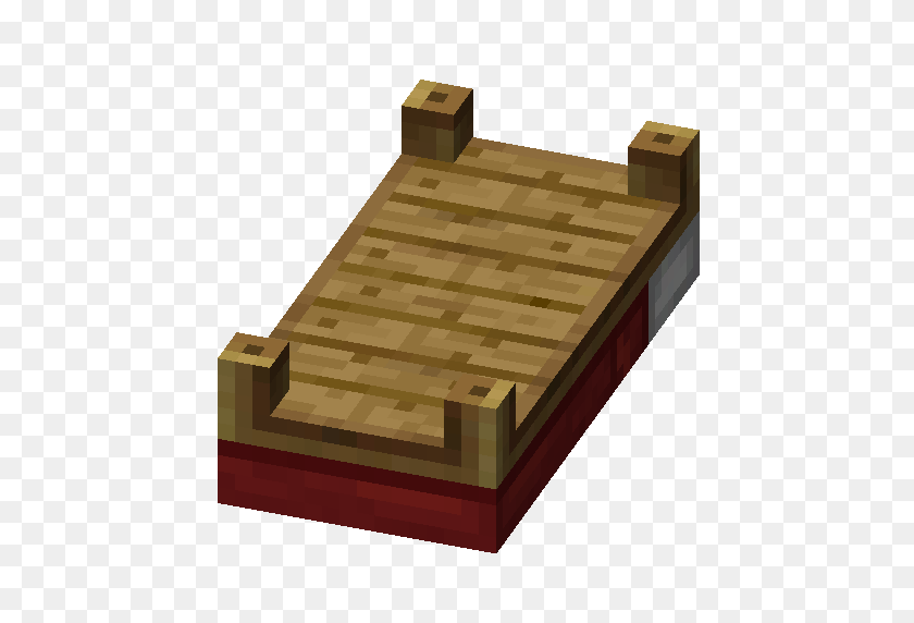 512x512 Overview - Minecraft Bed PNG