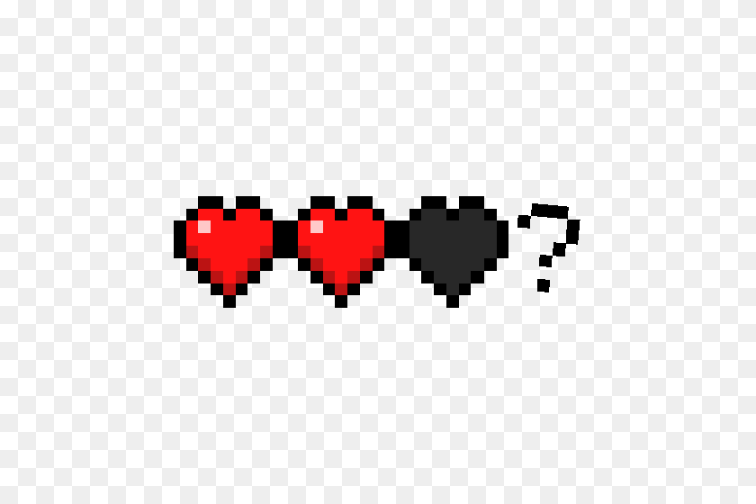 500x500 Overview - Minecraft Heart PNG