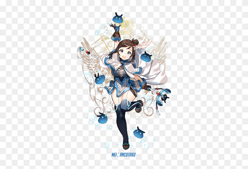 361x511 Overwatch Characters Re Imagined As Final Fantasy Stars - Mei Overwatch PNG