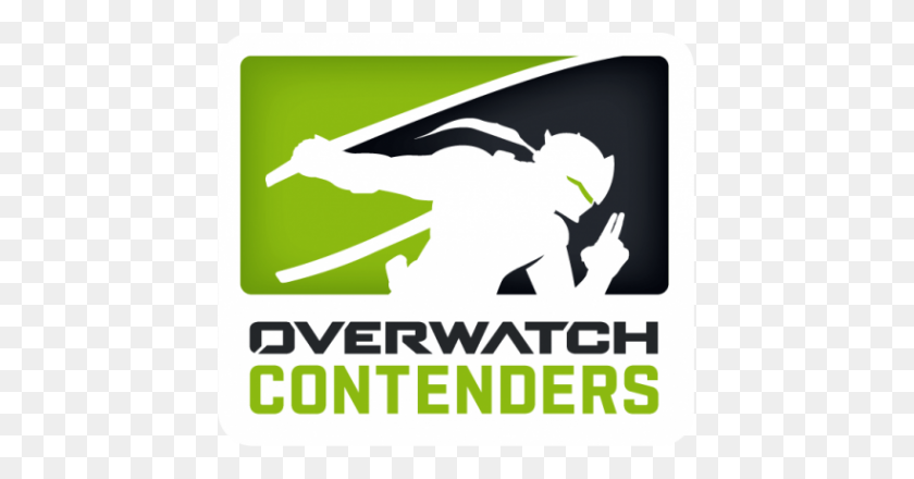 820x400 Overwatch Contenders Season Overwatch Event Plus Forward - Overwatch Logo PNG