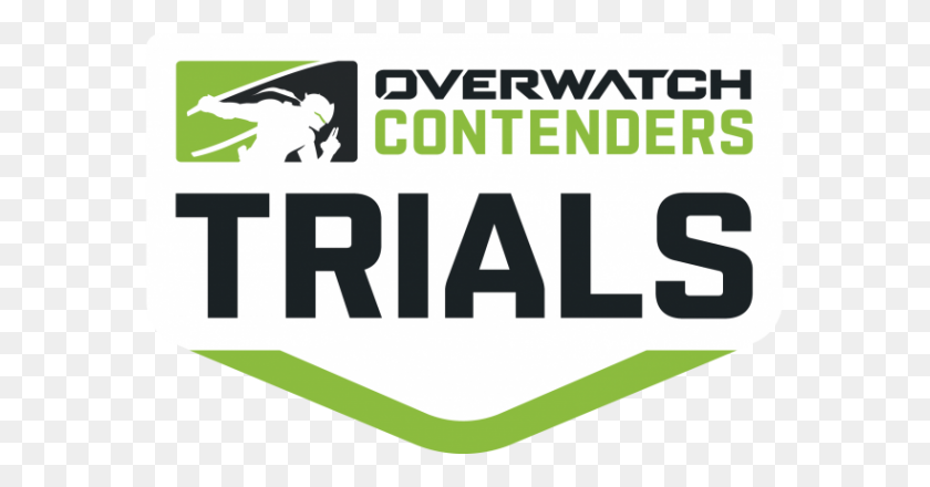 820x400 Overwatch Contenders Trials Season Overwatch Event Plus - Overwatch Logo PNG