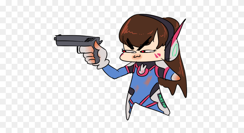 500x398 Overwatch Fans Have Turned Dva Into A Dorito Eating Gremlin - D.Va PNG