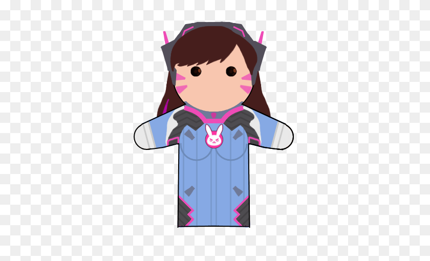 402x450 Overwatch Finger Puppets - Overwatch Sombra PNG