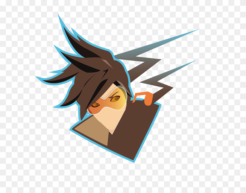 600x600 Overwatch Tracer Fanart On Student Show - Overwatch Tracer PNG
