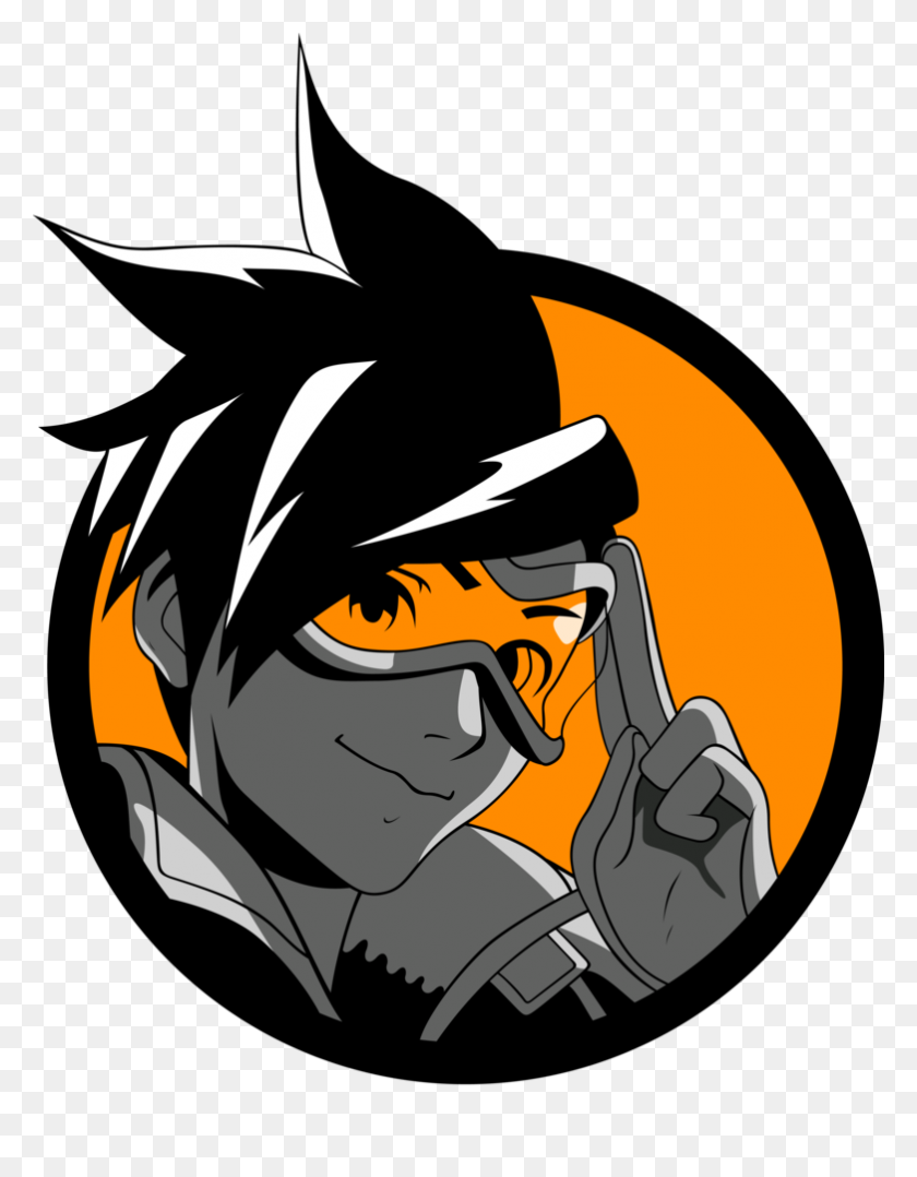 782x1021 Overwatch Tracer Spray Vector - Overwatch Characters PNG