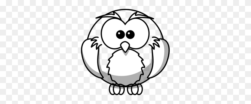 297x291 Owl Clip Art - Owl Face Clipart