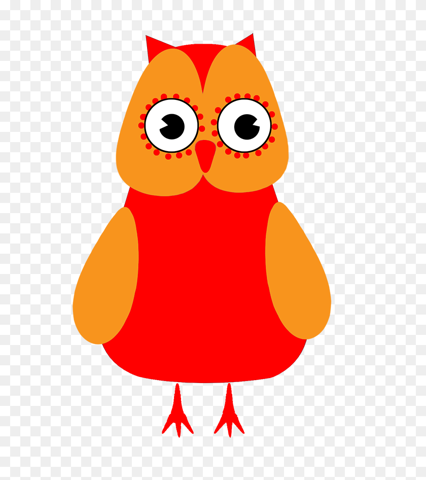 613x886 Owl Clip Art - Red Dress Clipart
