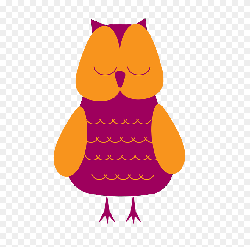 531x768 Owl Clip Art - Sleeping Owl Clipart