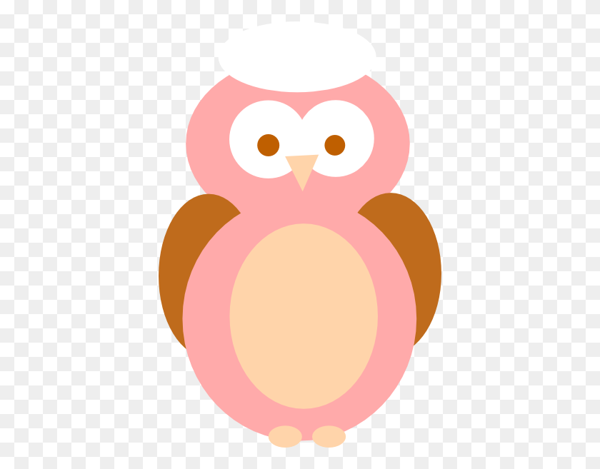 396x597 Owl Clip Art - Woodland Owl Clipart