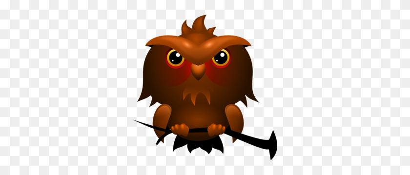 297x299 Owl Clip Art - Fall Owl Clip Art