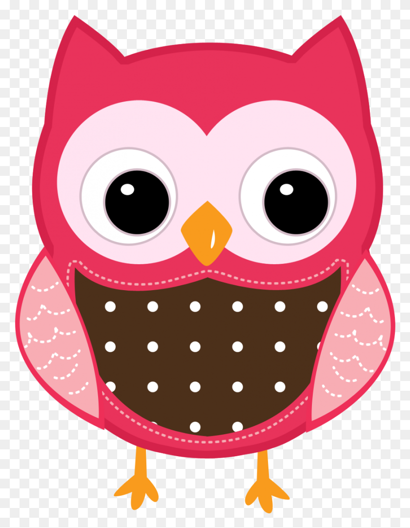 867x1135 Owl Clip Art For Teachers Free Clipart Images - Pink Owl Clipart