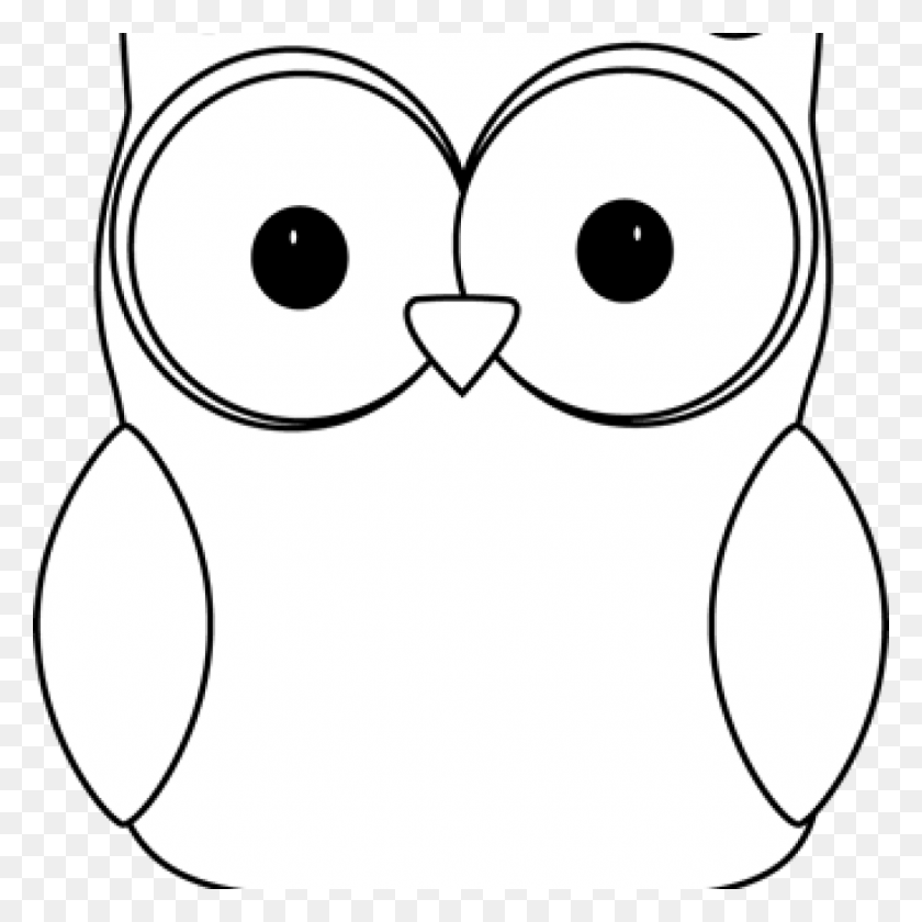 1024x1024 Owl Clipart Black And White Clip Art Image Free Winter - Winter Owl Clipart