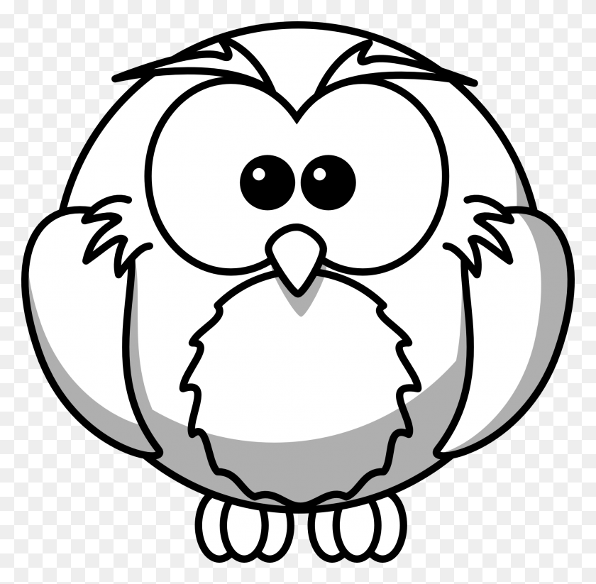 1979x1936 Búho Clipart Blanco Y Negro Wise Of Clipart - Harry Potter Owl Clipart