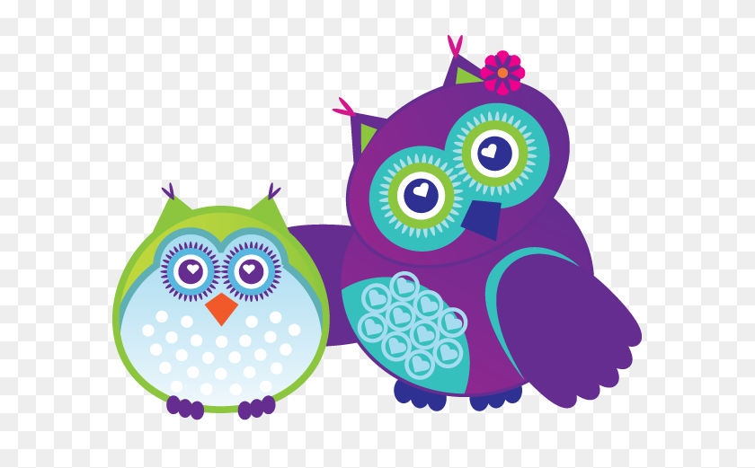 614x461 Owl Clipart January - Purple Owl Clipart