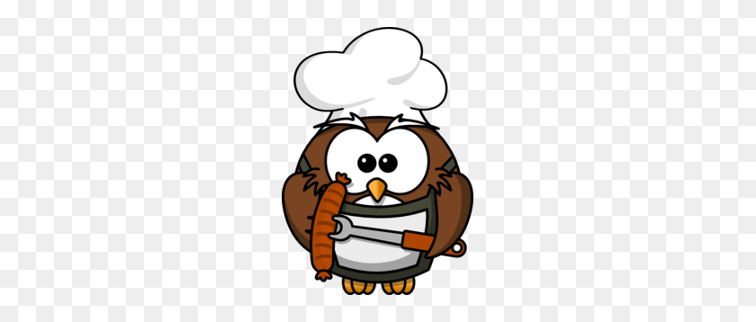 213x298 Owl Cook Clip Art - Cooking Clipart Free