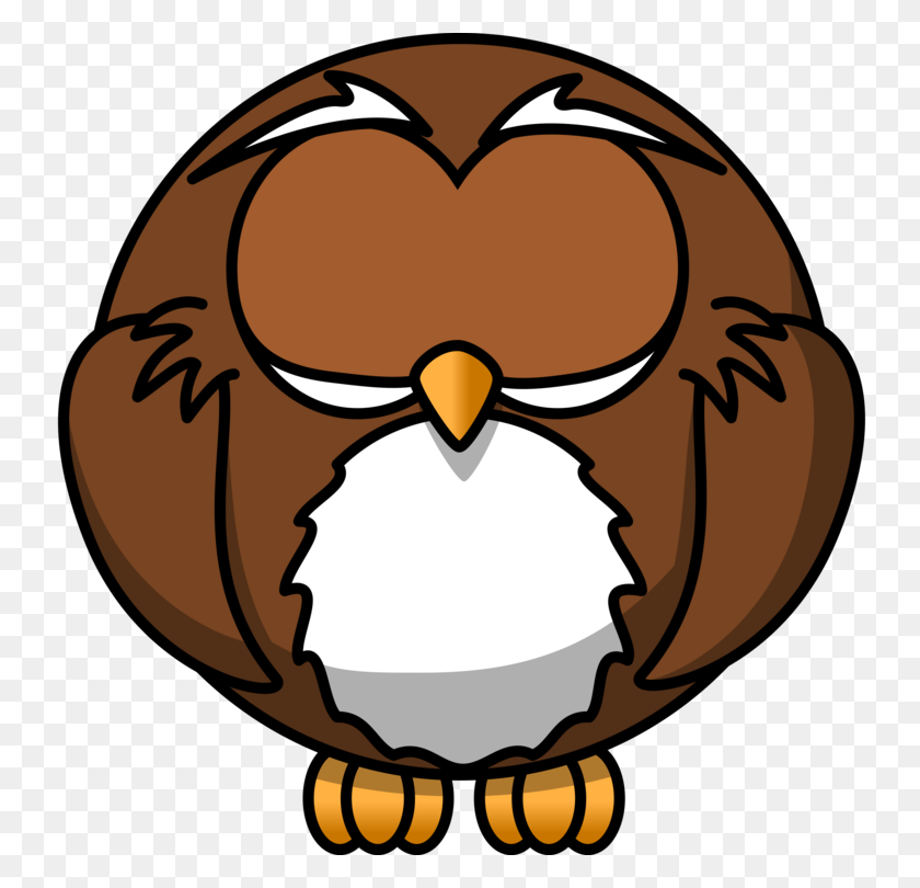 767x750 Owl Drawing Cartoon Animation - Smart Owl Clipart